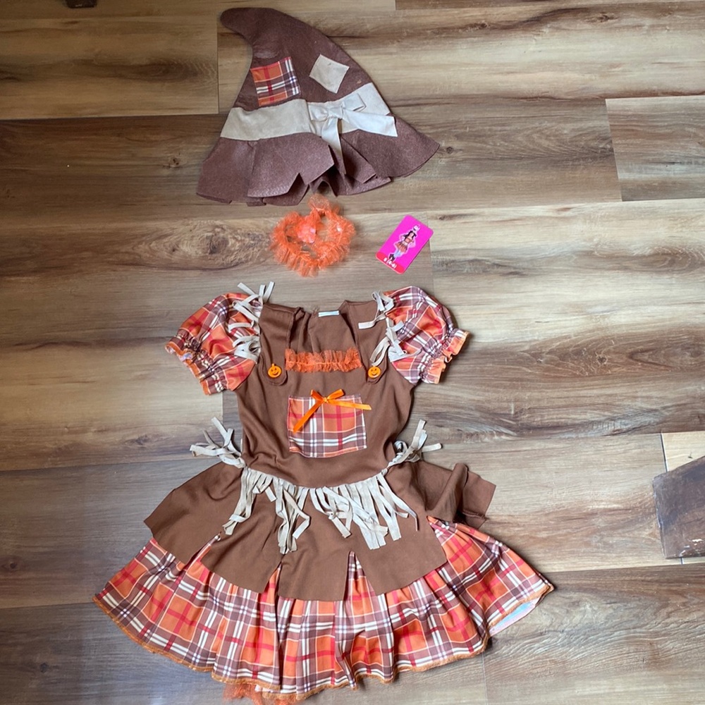 Scarecrow costume girls size 4-6